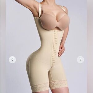 Seamless Beige Shapewear Bodysuit